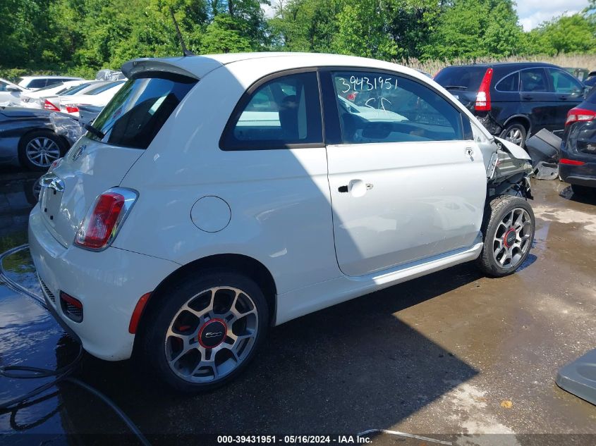 2015 Fiat 500 Sport VIN: 3C3CFFBR6FT508208 Lot: 39431951