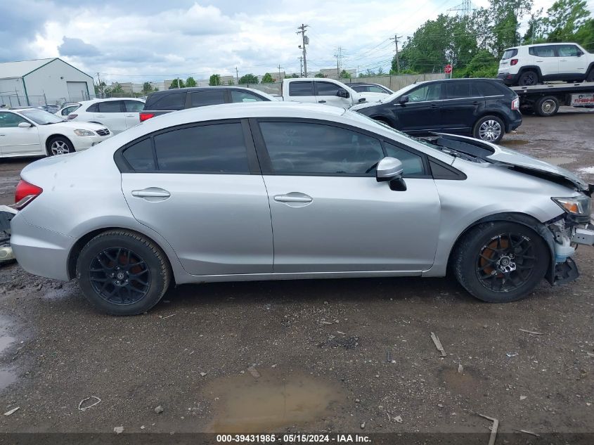 2014 Honda Civic VIN: 19XFB5F5XEE063432 Lot: 39431985