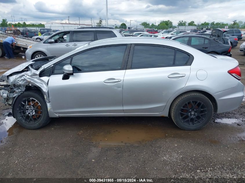 2014 HONDA CIVIC - 19XFB5F5XEE063432