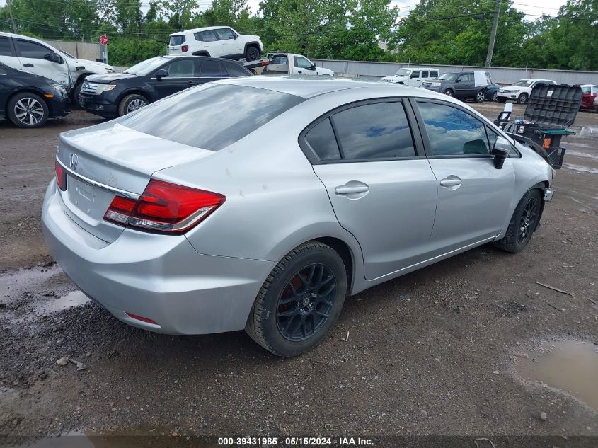 2014 HONDA CIVIC - 19XFB5F5XEE063432