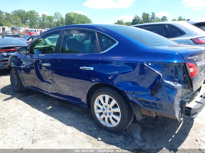 2018 Nissan Sentra S VIN: 3N1AB7AP1JY342568 Lot: 39431987