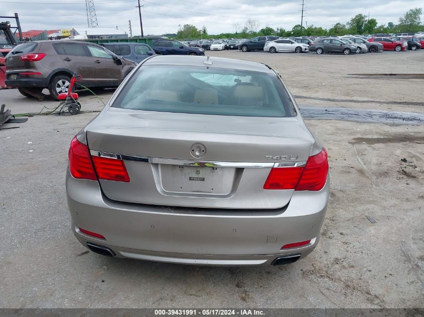 2012 BMW 740Li VIN: WBAKB4C58CC576369 Lot: 39431991