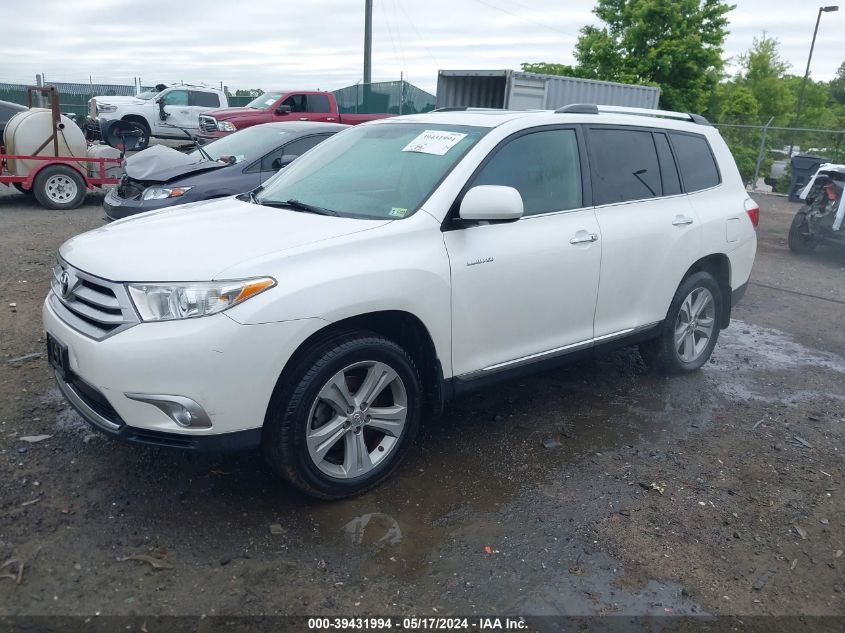 2012 Toyota Highlander Limited V6 VIN: 5TDDK3EH6CS162485 Lot: 39431994