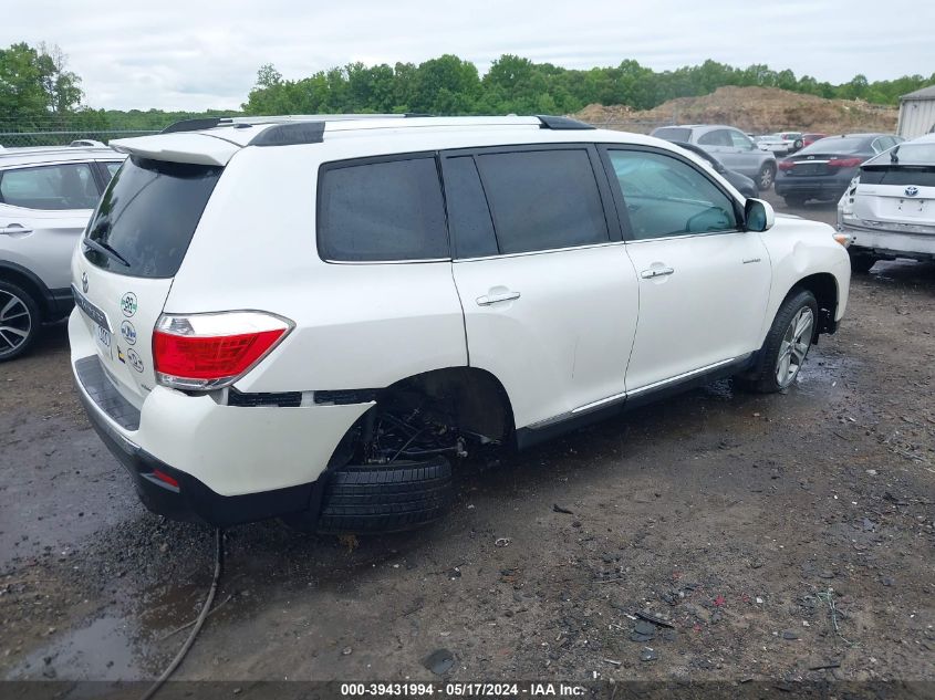 2012 Toyota Highlander Limited V6 VIN: 5TDDK3EH6CS162485 Lot: 39431994