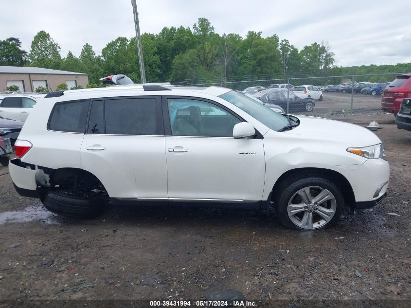 2012 Toyota Highlander Limited V6 VIN: 5TDDK3EH6CS162485 Lot: 39431994