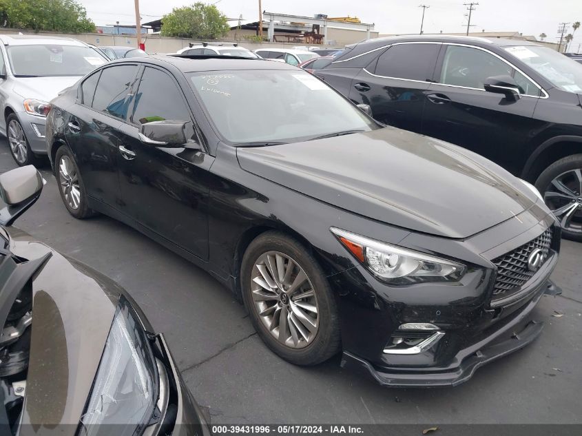 2021 Infiniti Q50 Luxe VIN: JN1EV7BP1MM705899 Lot: 39431996