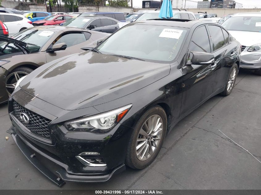 2021 Infiniti Q50 Luxe VIN: JN1EV7BP1MM705899 Lot: 39431996