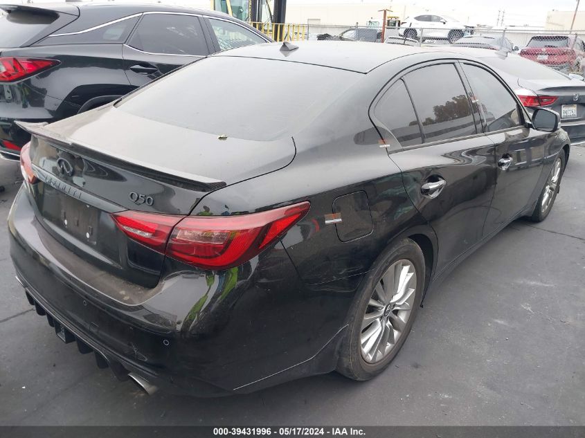 2021 Infiniti Q50 Luxe VIN: JN1EV7BP1MM705899 Lot: 39431996