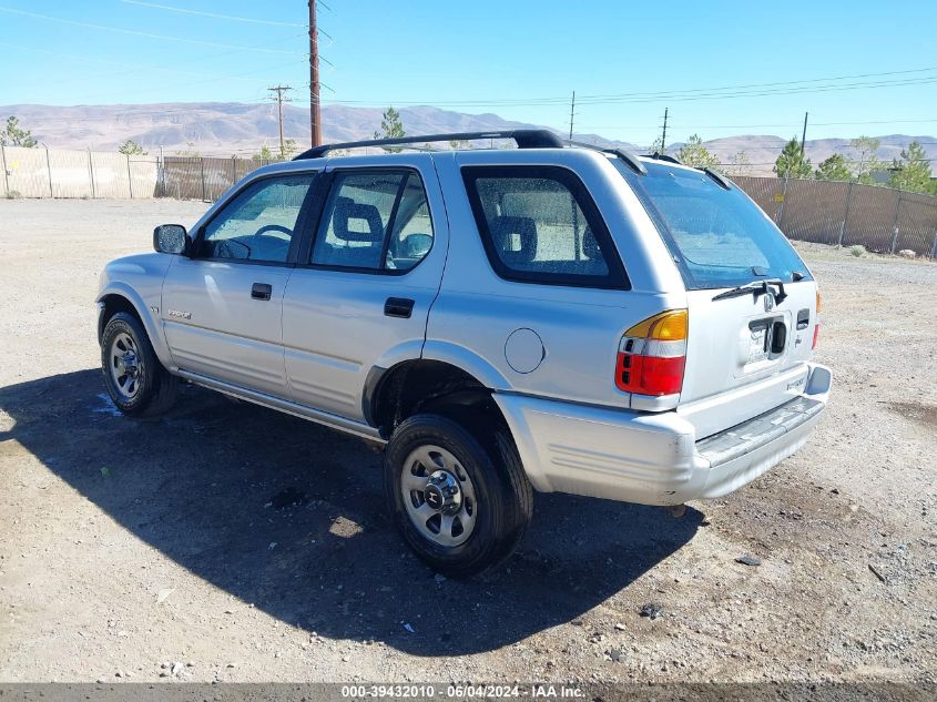 1998 Honda Passport Ex/Lx VIN: 4S6CK58W5W4407362 Lot: 39432010