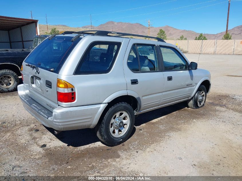 1998 Honda Passport Ex/Lx VIN: 4S6CK58W5W4407362 Lot: 39432010