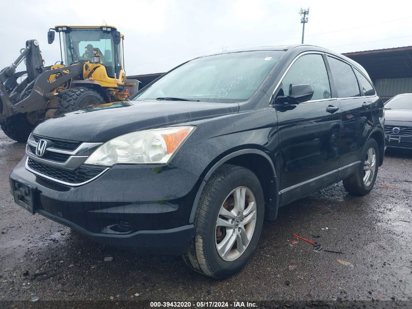 2010 Honda Cr-V Ex-L VIN: 5J6RE3H73AL005828 Lot: 39432020