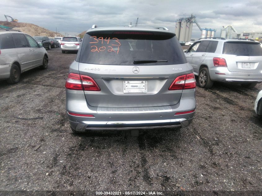 2015 Mercedes-Benz Ml 400 4Matic VIN: 4JGDA5GB9FA558771 Lot: 39432021