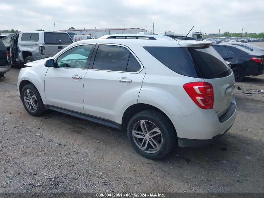 2016 Chevrolet Equinox Ltz VIN: 2GNFLGEK3G6163500 Lot: 39432051