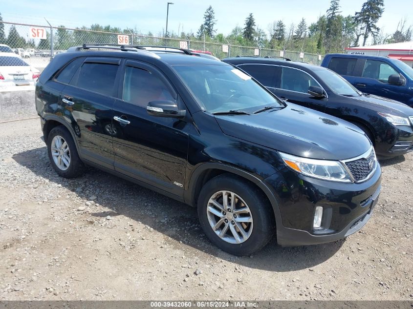 2014 KIA SORENTO LX V6 - 5XYKTDA72EG544780