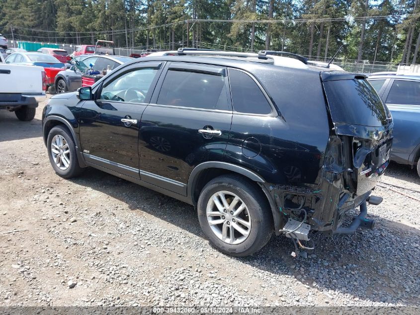 2014 Kia Sorento Lx V6 VIN: 5XYKTDA72EG544780 Lot: 39432060