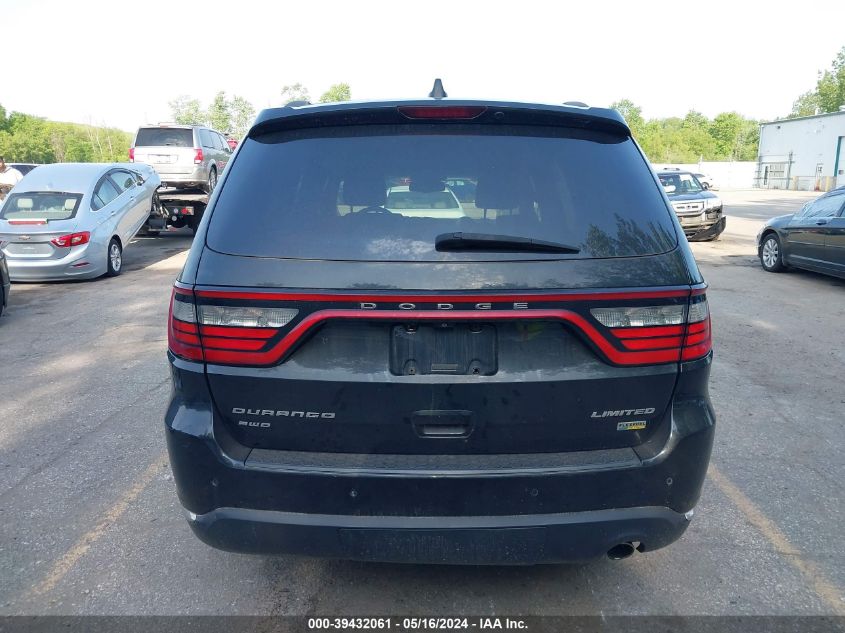 2015 Dodge Durango Limited VIN: 1C4RDJDG2FC202001 Lot: 39432061