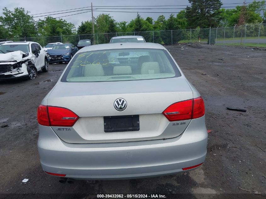 2011 Volkswagen Jetta 2.5L Se VIN: 3VWDX7AJ0BM386414 Lot: 39432062