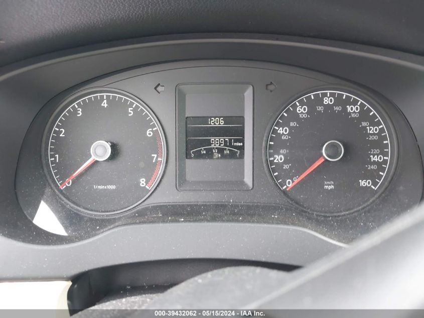 2011 Volkswagen Jetta 2.5L Se VIN: 3VWDX7AJ0BM386414 Lot: 39432062