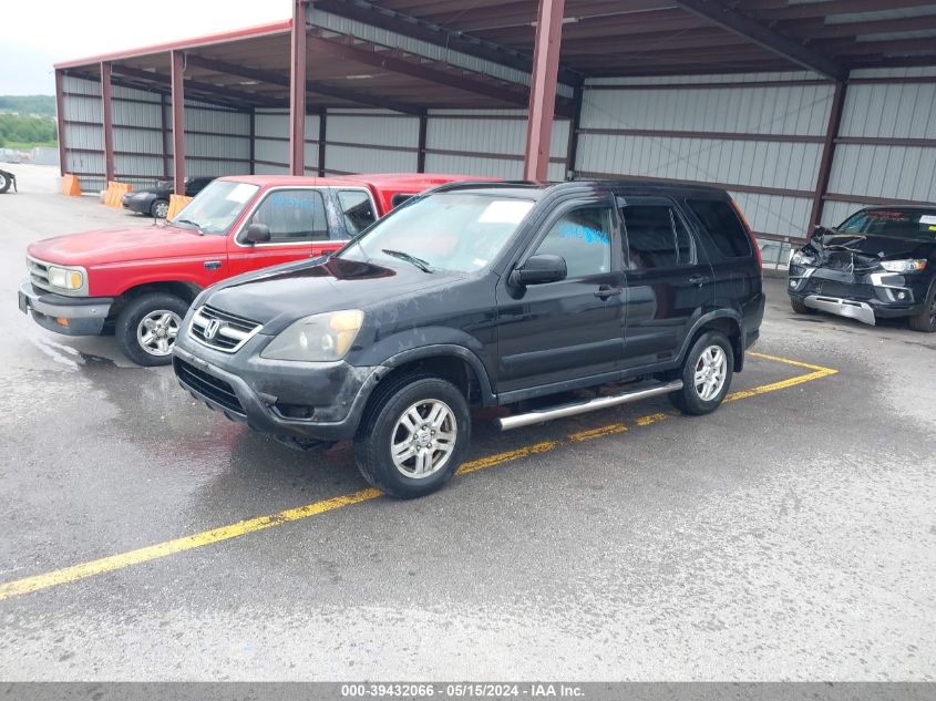 2002 Honda Cr-V Ex VIN: JHLRD78852C093388 Lot: 39432066