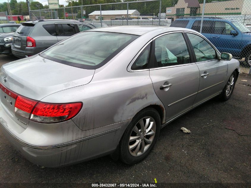 2006 Hyundai Azera Limited/Se VIN: KMHFC46F76A079346 Lot: 39432067