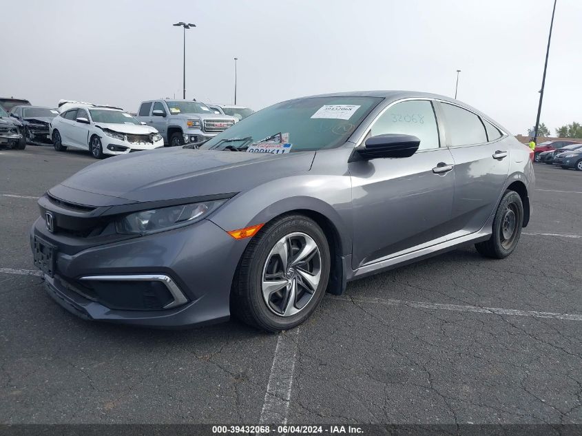 2020 Honda Civic Lx VIN: 2HGFC2F63LH500700 Lot: 39432068