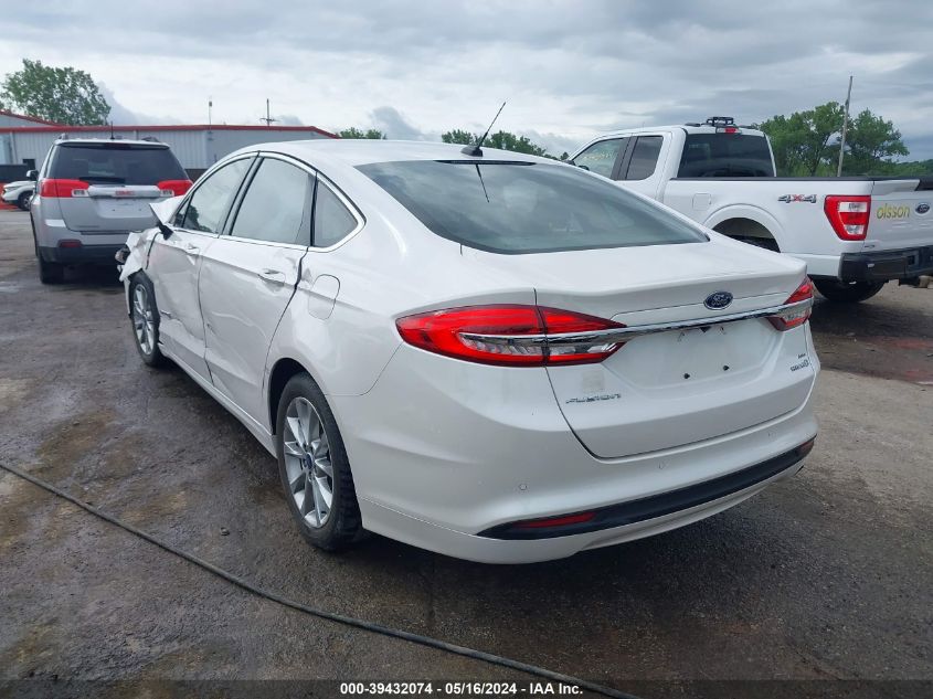 2017 Ford Fusion Hybrid Se VIN: 3FA6P0LU0HR228909 Lot: 39432074