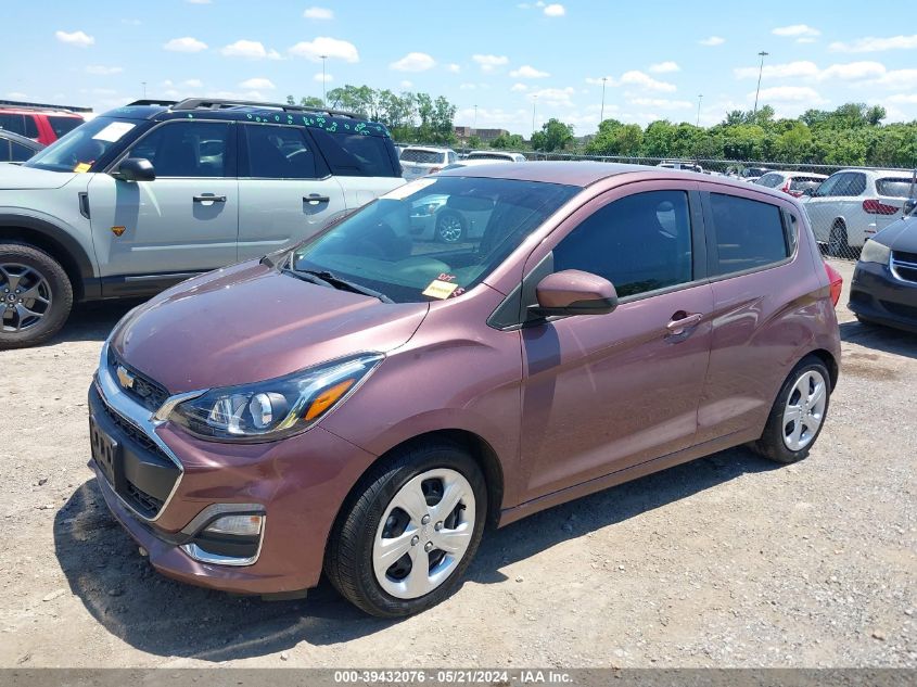 2019 Chevrolet Spark 1Lt Cvt VIN: KL8CD6SA1KC710092 Lot: 39432076