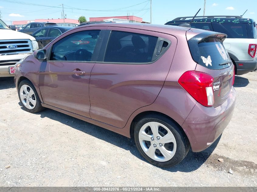 2019 Chevrolet Spark 1Lt Cvt VIN: KL8CD6SA1KC710092 Lot: 39432076