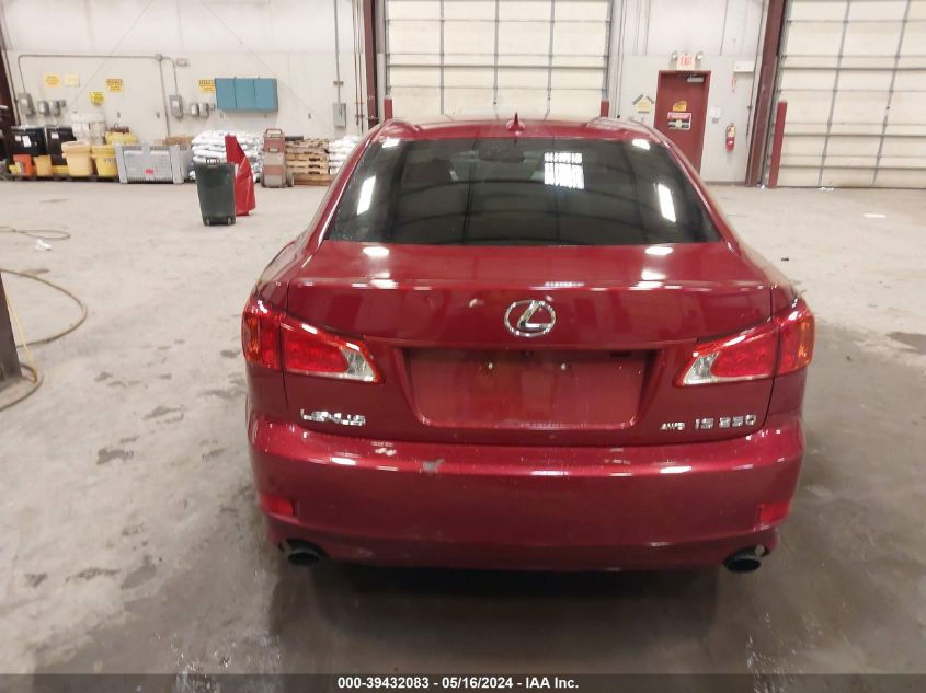 2010 Lexus Is 250 VIN: JTHCF5C26A2034728 Lot: 39432083