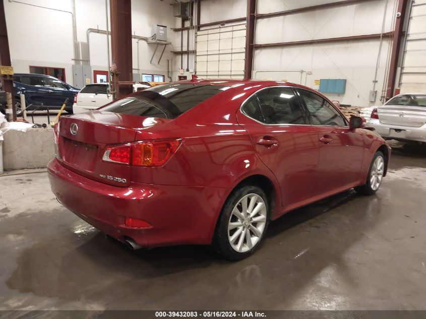 2010 Lexus Is 250 VIN: JTHCF5C26A2034728 Lot: 39432083