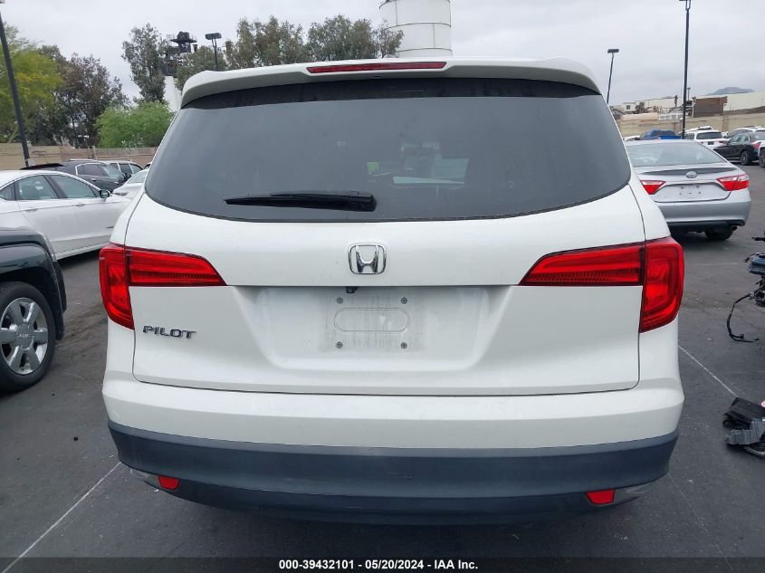 2018 Honda Pilot Ex VIN: 5FNYF5H38JB018939 Lot: 39432101