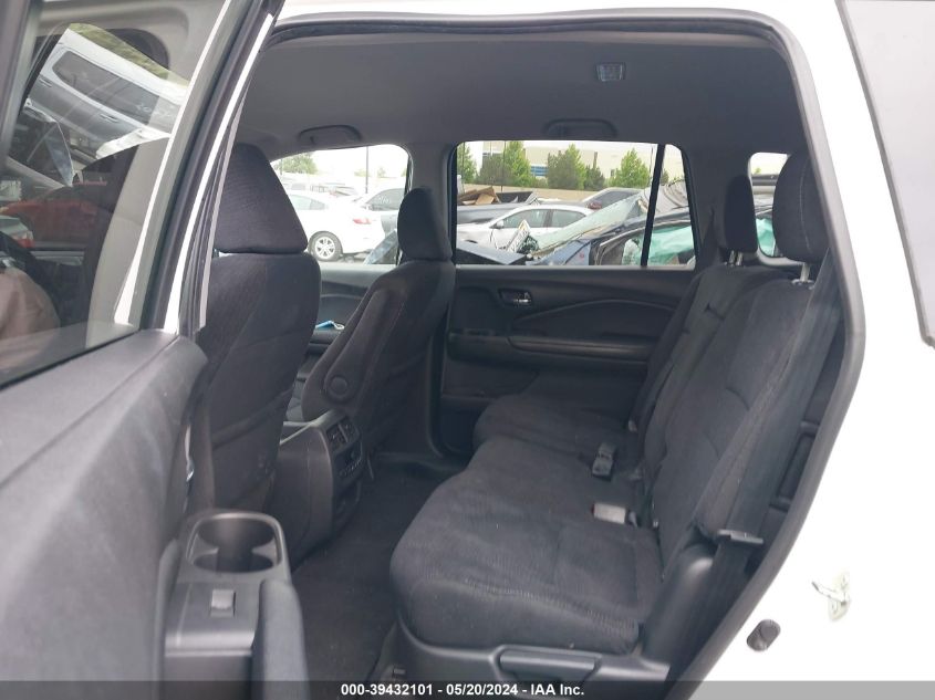 2018 Honda Pilot Ex VIN: 5FNYF5H38JB018939 Lot: 39432101