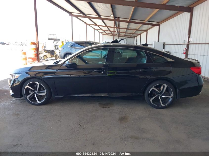 2021 Honda Accord Sport VIN: 1HGCV1F34MA101596 Lot: 39432124