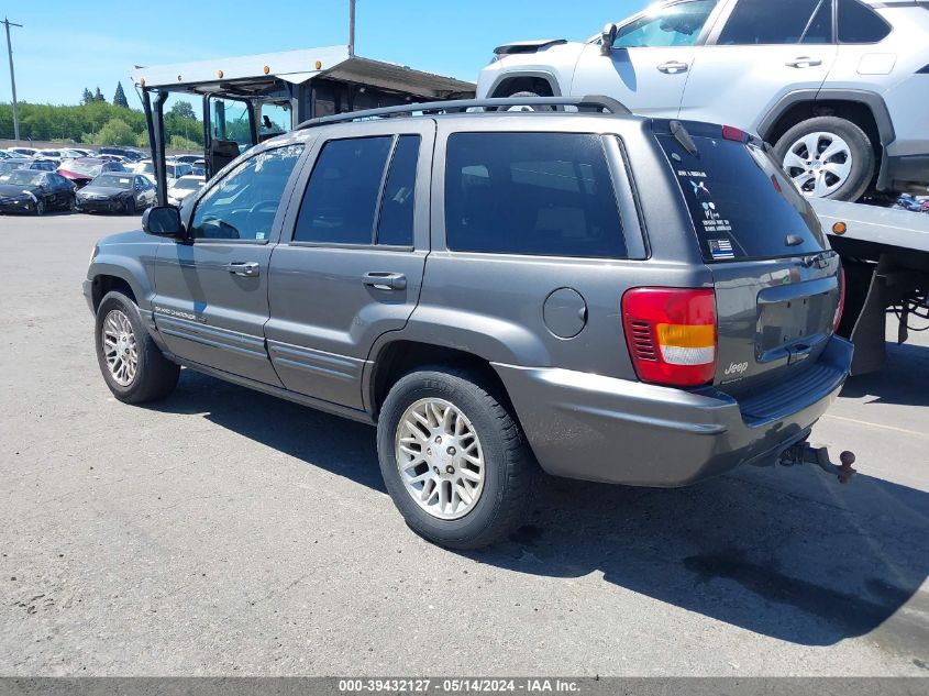 2002 Jeep Grand Cherokee Limited VIN: 1J4GW58N62C320056 Lot: 39432127