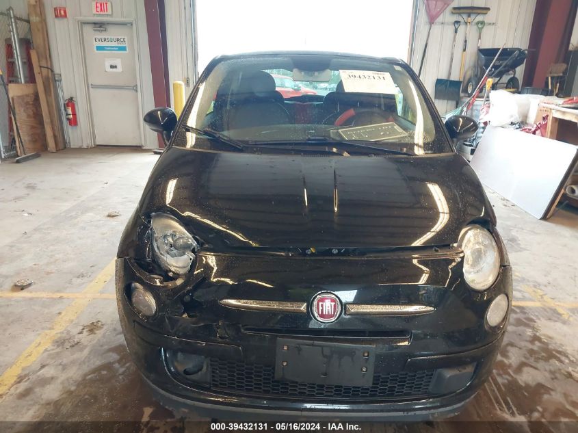2013 Fiat 500 Pop VIN: 3C3CFFAR2DT754607 Lot: 39432131