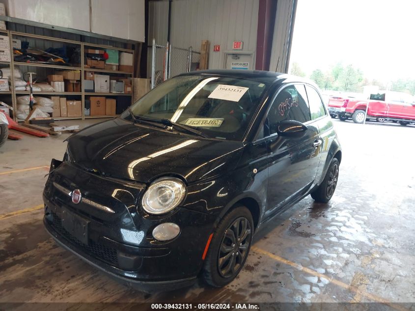 2013 Fiat 500 Pop VIN: 3C3CFFAR2DT754607 Lot: 39432131