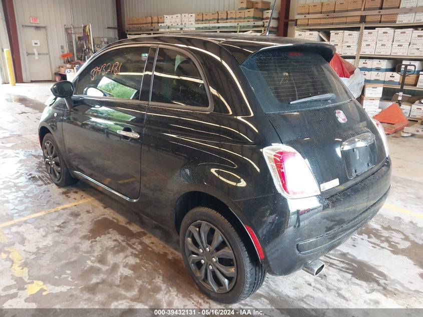 2013 Fiat 500 Pop VIN: 3C3CFFAR2DT754607 Lot: 39432131
