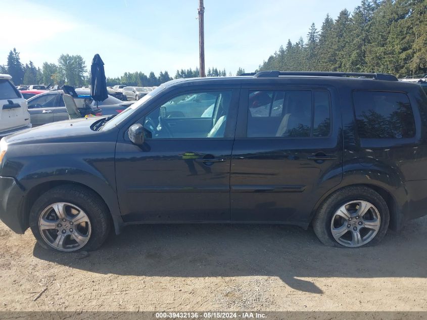 2013 Honda Pilot Ex-L VIN: 5FNYF4H77DB069608 Lot: 39432136