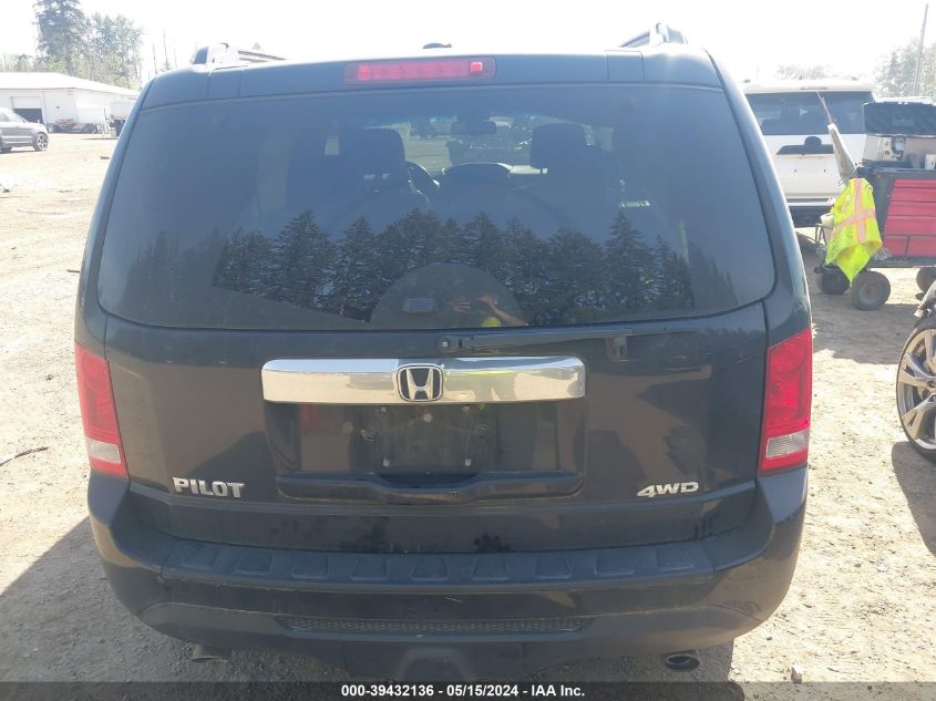 2013 Honda Pilot Ex-L VIN: 5FNYF4H77DB069608 Lot: 39432136