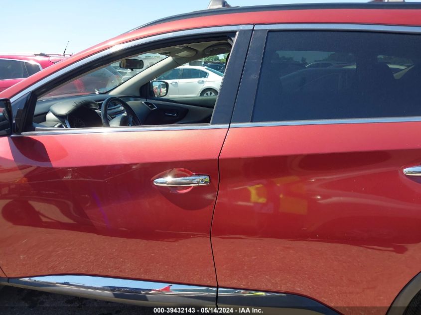 2015 Nissan Murano Sv VIN: 5N1AZ2MG6FN277868 Lot: 39432143