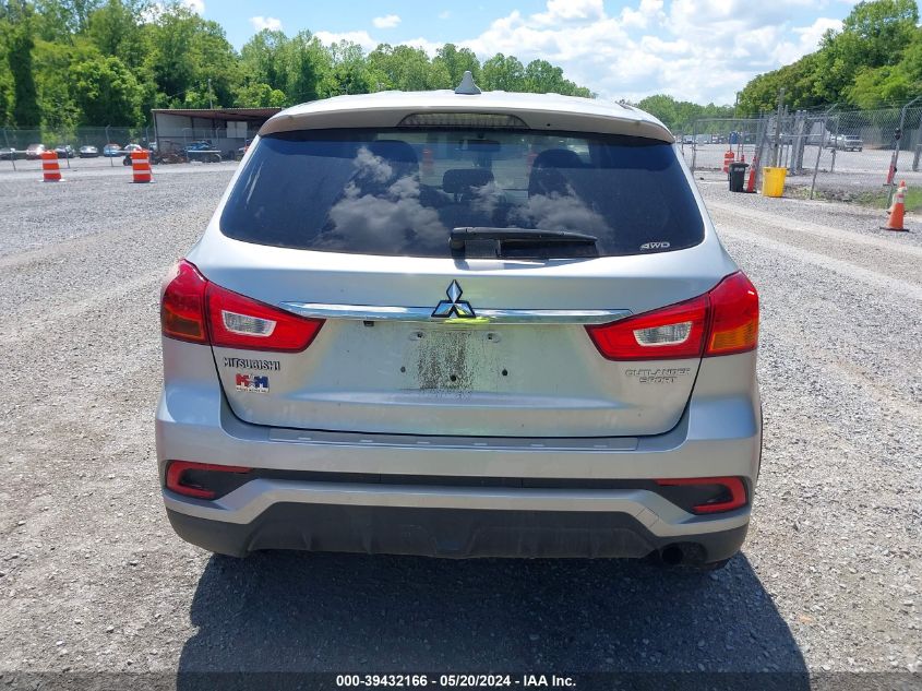 2019 Mitsubishi Outlander Sport 2.0 Es VIN: JA4AR3AU4KU032775 Lot: 39432166