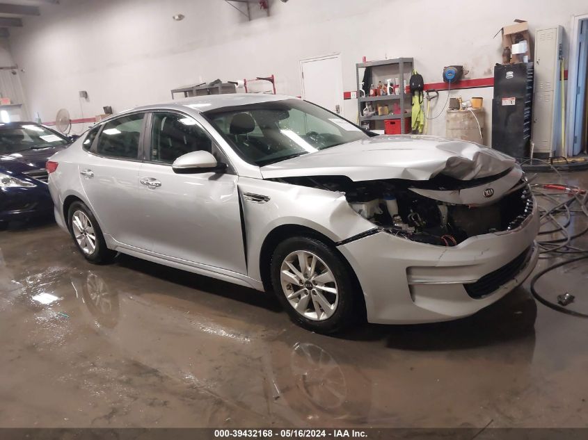 2018 Kia Optima Lx VIN: 5XXGT4L30JG249868 Lot: 39432168