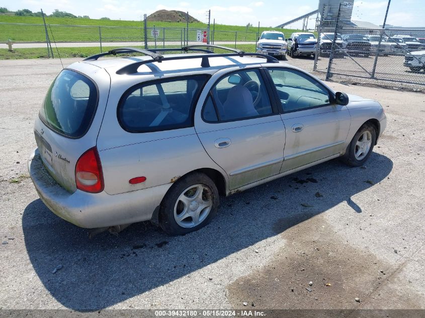 1999 Hyundai Elantra Gl VIN: KMHJW25F5XU148882 Lot: 39432180