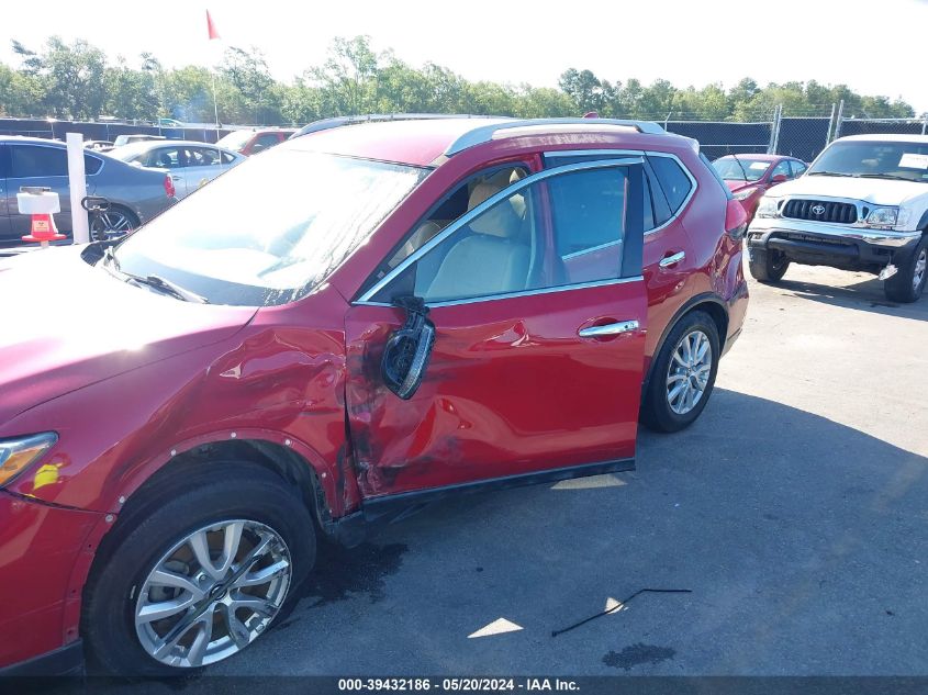 2017 Nissan Rogue Sv VIN: 5N1AT2MN8HC732864 Lot: 39432186