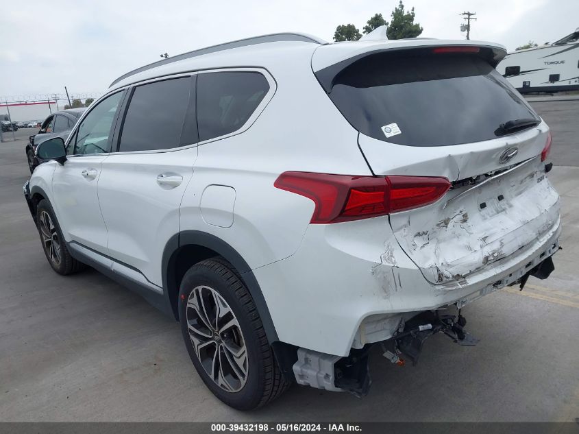 2019 Hyundai Santa Fe Ultimate 2.0T VIN: 5NMS53AA6KH083973 Lot: 39432198