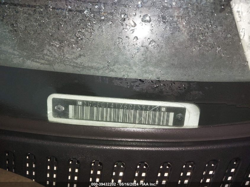 2006 Chevrolet Silverado 1500 Lt1 VIN: 3GCEC14TX6G139418 Lot: 39432202