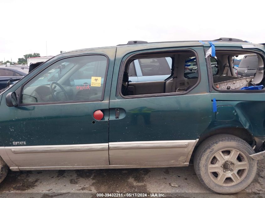 2002 Mercury Villager Estate VIN: 4M2ZV14T22DJ09276 Lot: 39432211