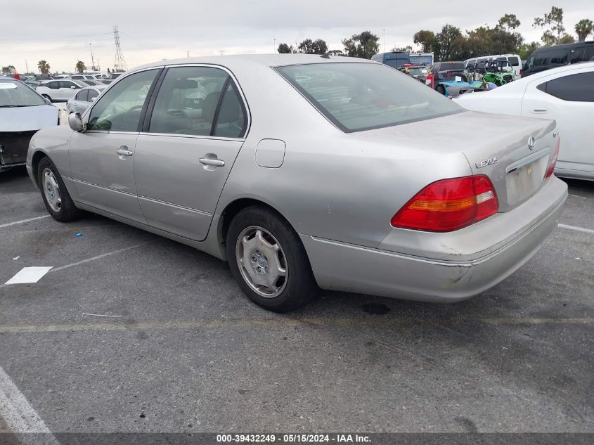 2002 Lexus Ls 430 430 VIN: JTHBN30F920082652 Lot: 39432249