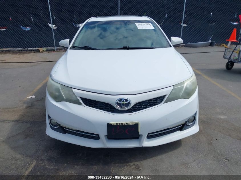 2012 Toyota Camry Se VIN: 4T1BF1FK8CU575185 Lot: 39432280