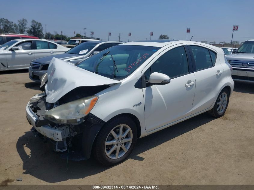 2013 Toyota Prius C Three VIN: JTDKDTB32D1038738 Lot: 39432314